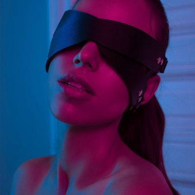 Silicone ABS BDSM Set Bondage Eye Mask Couple Sex Toy Leather Slave