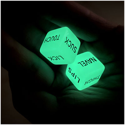 30g Adult Plastic Vibrator Sex Toy Decompression Sex Love Couple Sexy Dice Games