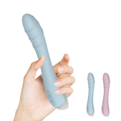 Chargeable G Spot Vibrators Liquid Silicone Dildo Adult Sex Toy Clit Pussy 20.5cm