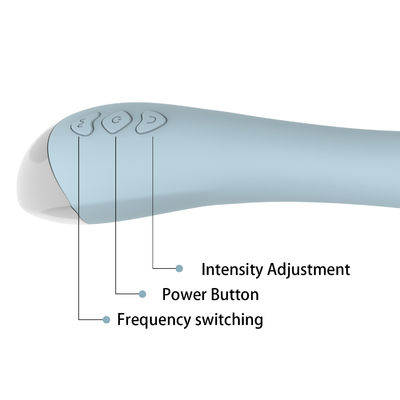 Chargeable G Spot Vibrators Liquid Silicone Dildo Adult Sex Toy Clit Pussy 20.5cm