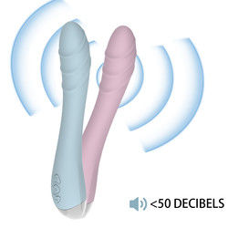 Chargeable G Spot Vibrators Liquid Silicone Dildo Adult Sex Toy Clit Pussy 20.5cm
