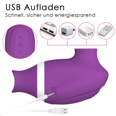 122g Remote Female Sex Vibrators Toy Clitoral Sucking Vibrator 8.5 X 4cm