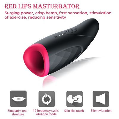 250g Real Vagina Male Masturbator Toy Cup Automatic Piston Telescopic Heating