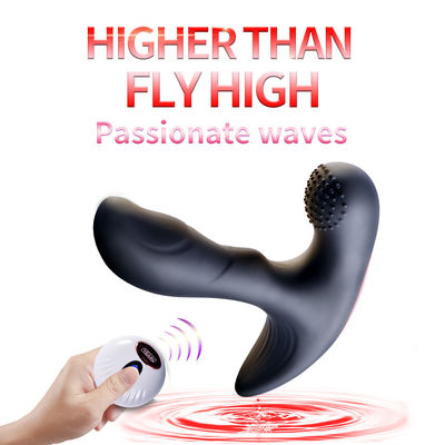 Remote Control Male Masturbator Toy Electric Anal Plug Prostate Massager Front Back Court