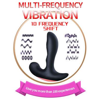 Remote Control Male Masturbator Toy Electric Anal Plug Prostate Massager Front Back Court