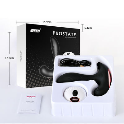 Remote Control Male Masturbator Toy Electric Anal Plug Prostate Massager Front Back Court