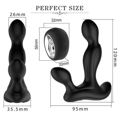 164g Male Masturbator Toy Gay Vibrating Prostate Massager Vibrator Adult Anus Plug