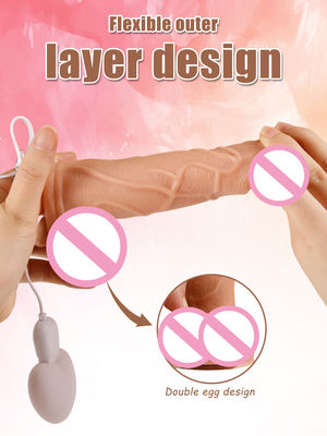 5.3Inch Vibrator Adult Toy Realistic Big Dildo Silicone Penis For Adult Women