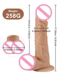 5.3Inch Vibrator Adult Toy Realistic Big Dildo Silicone Penis For Adult Women