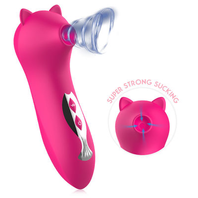 Valve Plate Vibrating Pink Cat Vibrator Clit Sucking Vibe