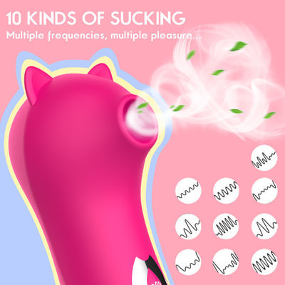 Valve Plate Vibrating Pink Cat Vibrator Clit Sucking Vibe