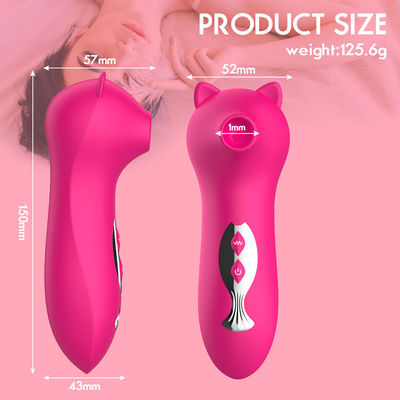 Valve Plate Vibrating Pink Cat Vibrator Clit Sucking Vibe