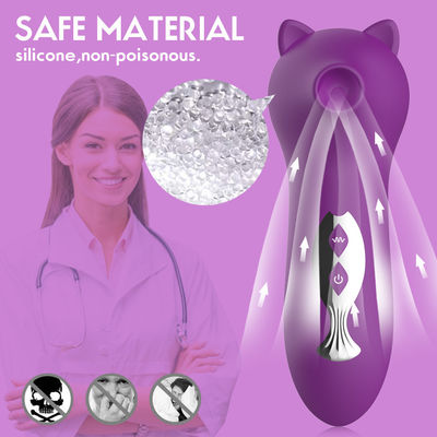 Valve Plate Vibrating Pink Cat Vibrator Clit Sucking Vibe