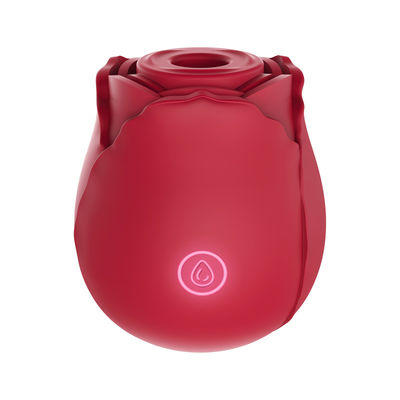 Red Cute Vagina Sucking Tongue Suction Vibrator Rose Vibrator Sex Toy