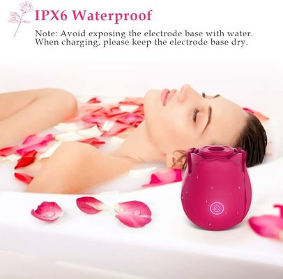 Red Cute Vagina Sucking Tongue Suction Vibrator Rose Vibrator Sex Toy