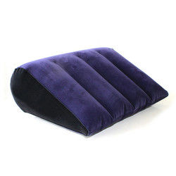 Pvc Vibrator Adult Toy Purple Inflatable Sex Pillow 36 X 16cm