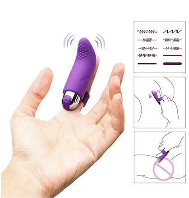 Electric Finger Sex Toy Rechargeable Sleeve Sex Toy G Spot Sex Toys ROHS