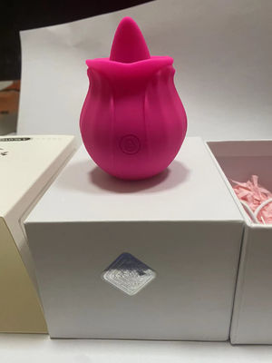 360g Tongue Vibrator Adult Toy Vibrator Sex Toy Vagina Sucking Pink Flower Shaped