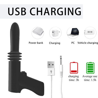 Mini Pistol Shaped Vibrator Sex Toy Automatic Thrusting Sex Machine Clitoris Sex Toy
