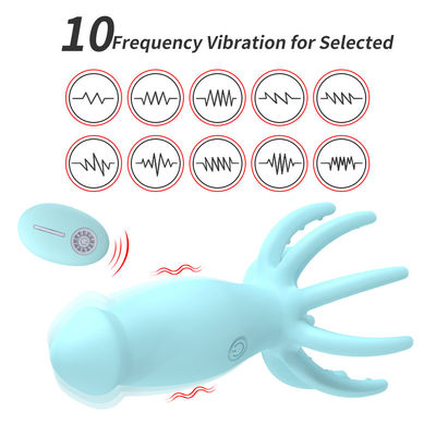 Cute Mini G Spot Vibrators 8 Finger Octopus Vibrator Scalp Head Massager