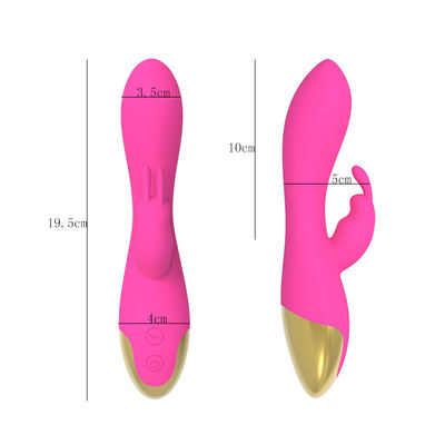 Rechargeable G Spot Sex Toys Waterproof Rabbit Clit Massager Vibrator For Women