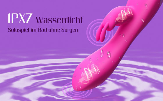 Rechargeable G Spot Sex Toys Waterproof Rabbit Clit Massager Vibrator For Women