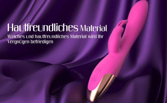 Rechargeable G Spot Sex Toys Waterproof Rabbit Clit Massager Vibrator For Women