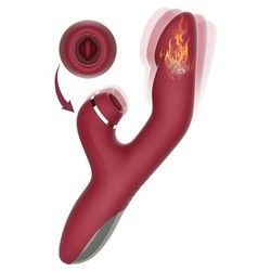 Rechargeable G Spot Sex Toys Waterproof Rabbit Clit Massager Vibrator For Women
