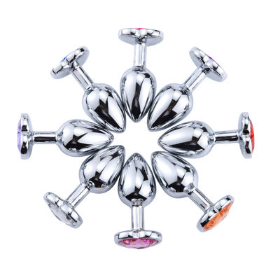 Extremo Pink Sex Stainless Steel Anal Plug Huge Butt Plug Heart Cola Toys Set