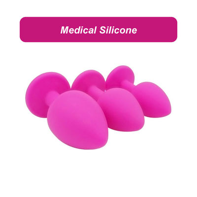 Tapon Beads Pink Male Butt Plug Cola Extremo Ass Lock Butt Plugs Set Huge Sex Toys Silicon