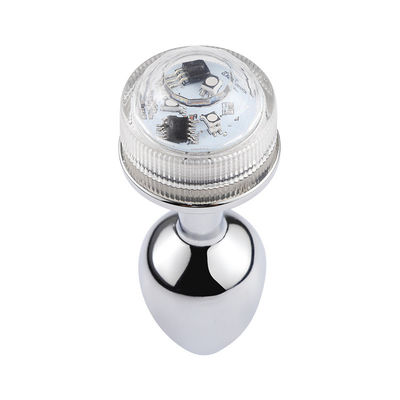 G Spot Cosplay Anal Plug Sex Toys Glow Tail Remote Control Lumineux  Jeweled Butt Plug