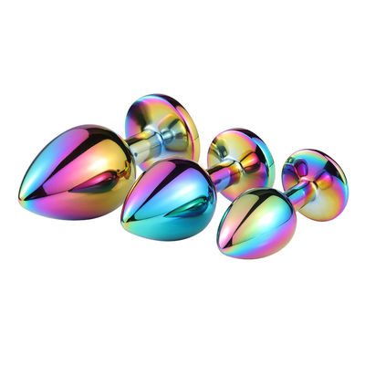 Round Masturbation Anal Plug Sex Toys Male Anal Toy Stimulator Crystal Accessory