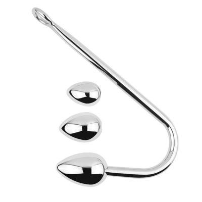 Cage Anal Plug Sex Toys Stainless Steel Anal Toy For Men Hooks Cock Set With Adjustable Ball