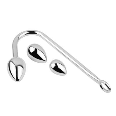 Cage Anal Plug Sex Toys Stainless Steel Anal Toy For Men Hooks Cock Set With Adjustable Ball