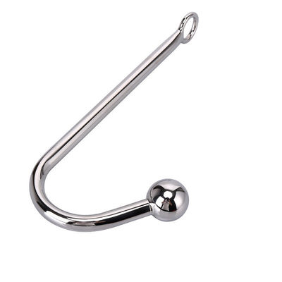 115g Men Anal Toy Hook With Ball Bondage Cock Stainless Steel For Men
