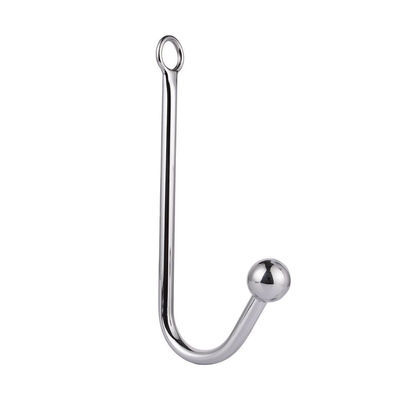 115g Men Anal Toy Hook With Ball Bondage Cock Stainless Steel For Men