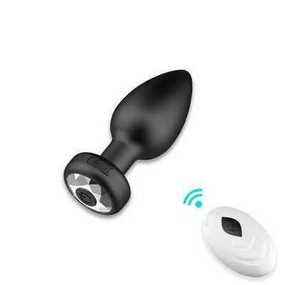 Wireless Thrusting Anal Plug Sex Toys Silicone USB Rechargeable 10 Frequency