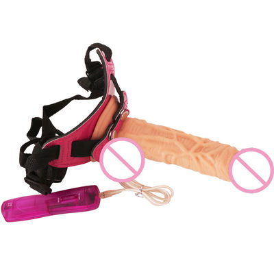 Lesbian Huge Realistic Sex Silicon Product Penis Strap On Dildo  Harness For Man Women
