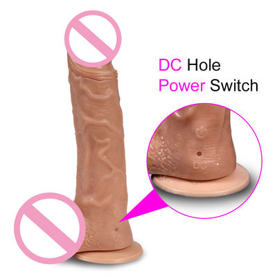 8 Inch Women Sex Toys Dildo Skin Feeling Tranporant Liquid Silicone Dildo