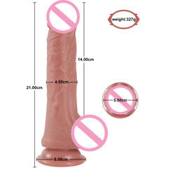 8.26Inch Realistic Dildo Artificial Penis Xnxx Sex Toy Fist Porno Dildo For Men Vagina