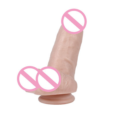 215mm Penis Women Sex Toys Realistic Medical Grade Silicone Dildo Silicone Rubber