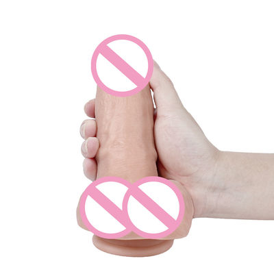 215mm Penis Women Sex Toys Realistic Medical Grade Silicone Dildo Silicone Rubber