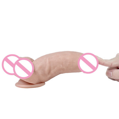 215mm Penis Women Sex Toys Realistic Medical Grade Silicone Dildo Silicone Rubber