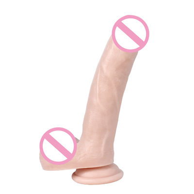 S-WBC10031 Pvc Super Soft Dildo Huge Soft Dildo ROHS Strong Suction Cup
