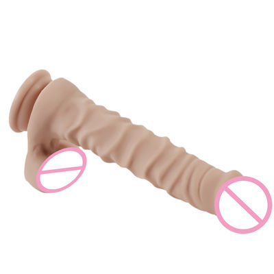 350g 215mm Thick Women Dildo Liquid Silicone Extra Soft Dildo Rubber Sex Toys