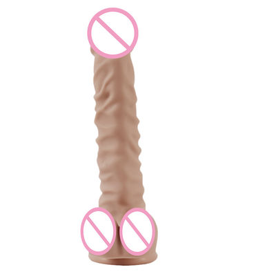 350g 215mm Thick Women Dildo Liquid Silicone Extra Soft Dildo Rubber Sex Toys