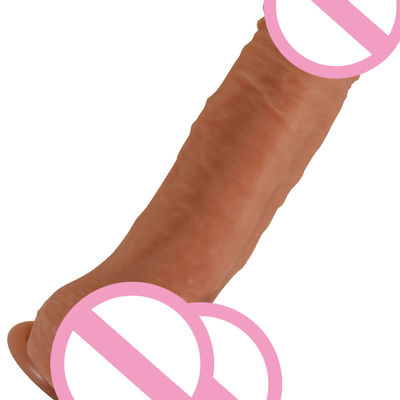 Waterproof Male Realistic Dildo Liquid Soft Silicone Rubber Penis Women Dildo