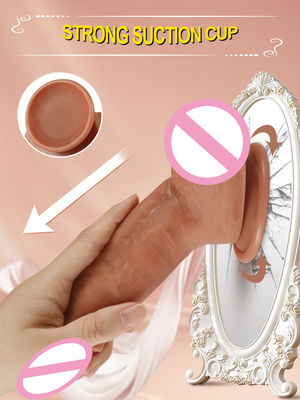 Waterproof Male Realistic Dildo Liquid Soft Silicone Rubber Penis Women Dildo