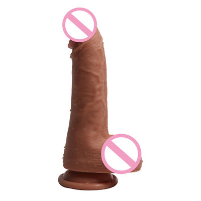 Male 14 X 4cm Realistic Penis Toys Liquid Soft Silicone Fake Realistic Penis Sex Toys