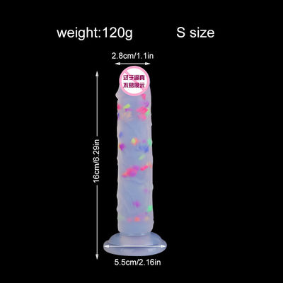 21.5 X 4cm Realistic Dildo Rubber Artificial Penis Anal Male Liquid Soft Silicone